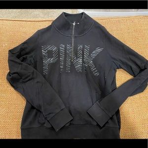 Half zip black sweatshirt